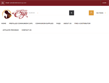 Tablet Screenshot of celebrationcup.com